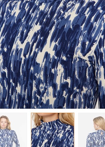 Lacivert bluz - Görsel 2