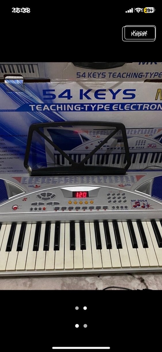 54 Tuşlu Öğretici Tip Elektronik Klavye - Görsel 2