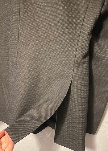Düğmeli Erkek Siyah Takım Elbise - Görsel 10