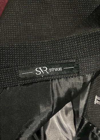 Düğmeli Erkek Siyah Takım Elbise - Görsel 4