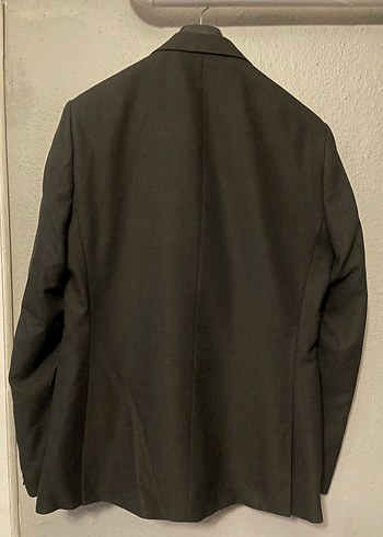 Düğmeli Erkek Siyah Takım Elbise - Görsel 9