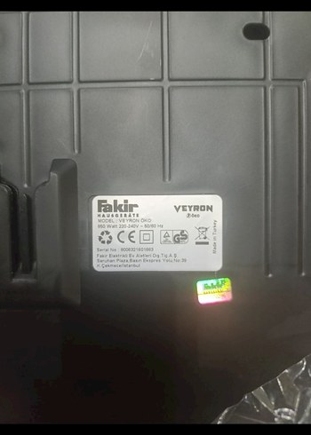 Beden Fakir Mor Toz Torbasız Vakum Süpürgesi