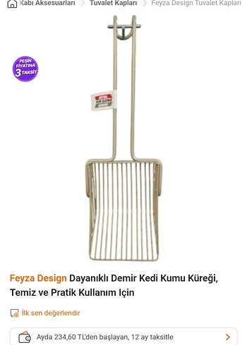 kedi kum küreği - Görsel 7