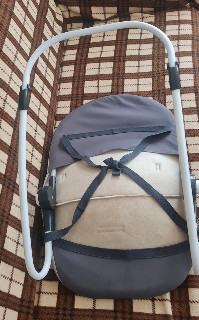 Gri Bebek Kanguru Koltuk - Görsel 3