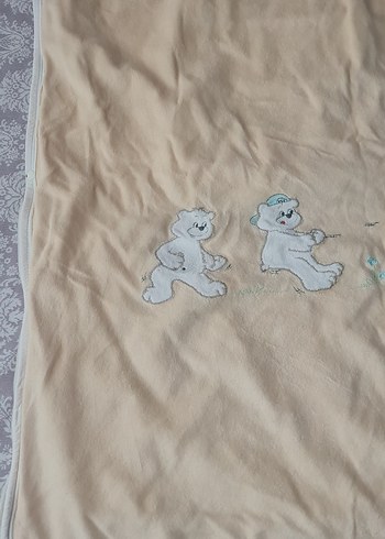 Bej Bebek Uyku Tulumu Fermuarlı - Görsel 3