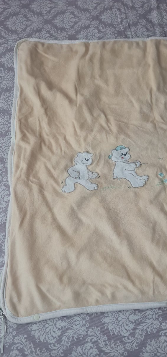 Bej Bebek Uyku Tulumu Fermuarlı - Görsel 3