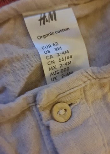 Bej Keten Uzun Kollu Erkek Bebek Body - Görsel 2