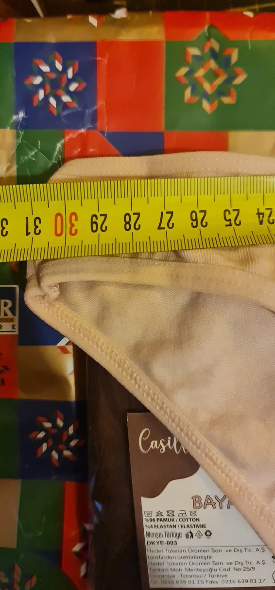 Kız çocuk Mini Baskılı Slip 5'li Paket - Görsel 2