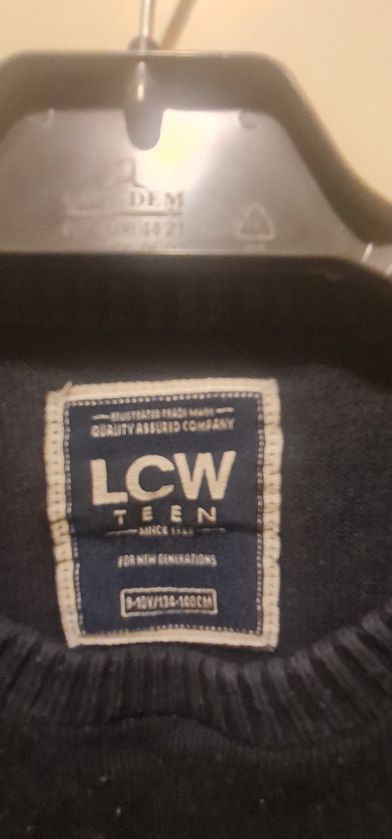 Bohem Gri Uzun Kollu Triko Kazak - Görsel 3