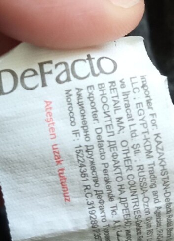 40 Beden Defacto sweatshirt crop