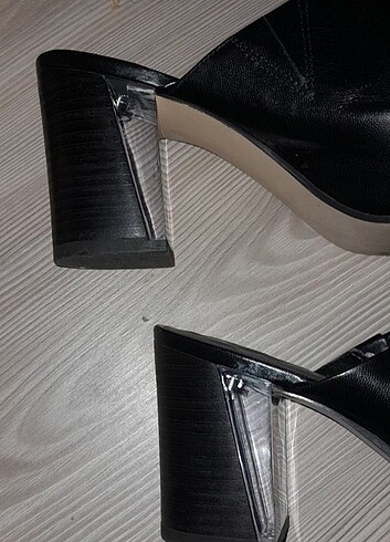 40 Beden siyah Renk Nine West topuklu terlik 