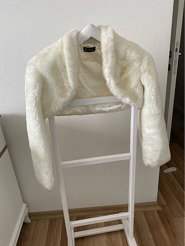 peluş kürk bolero