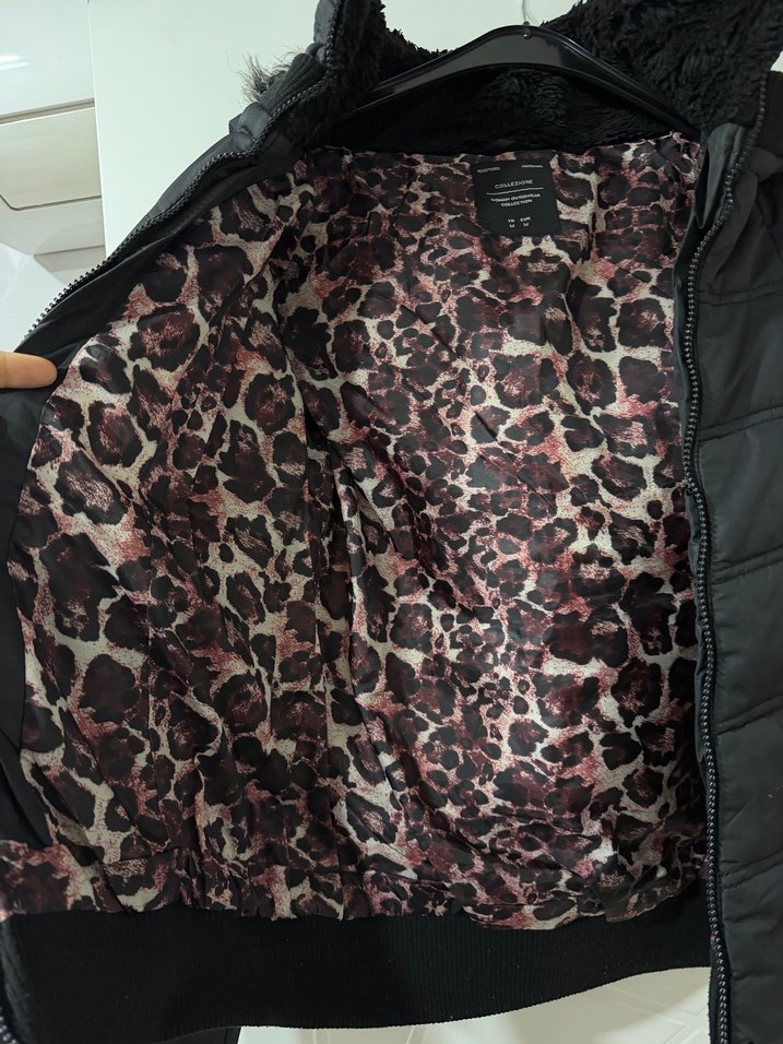 Kürklü Kısa Kadın Kışlık Mont - Görsel 5