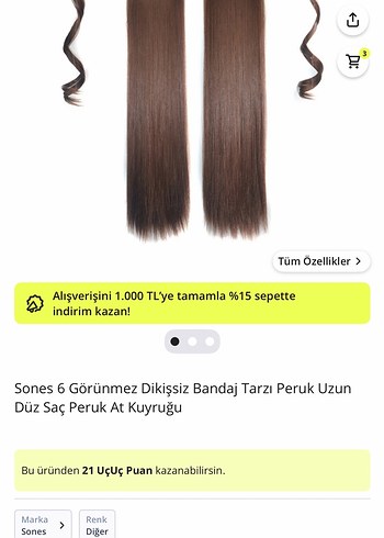 Fiber Sentetik saç - Görsel 2