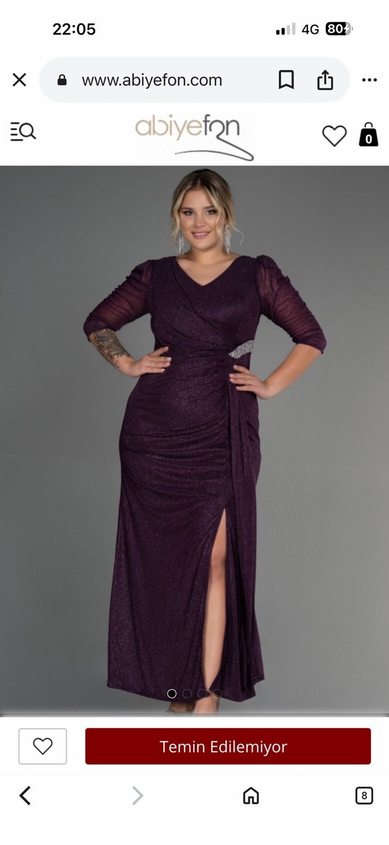 Simli abiye elbise - Görsel 2