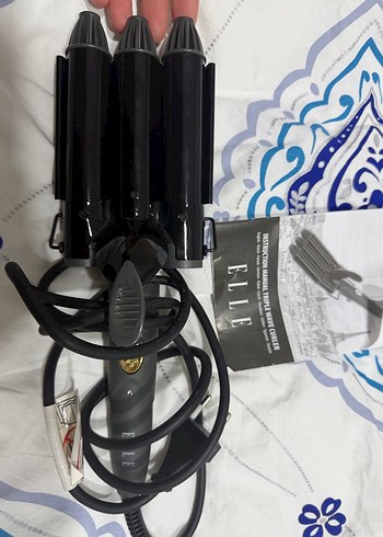 Elle Üçlü Dalga Waq Saç Şekillendirici - Görsel 4