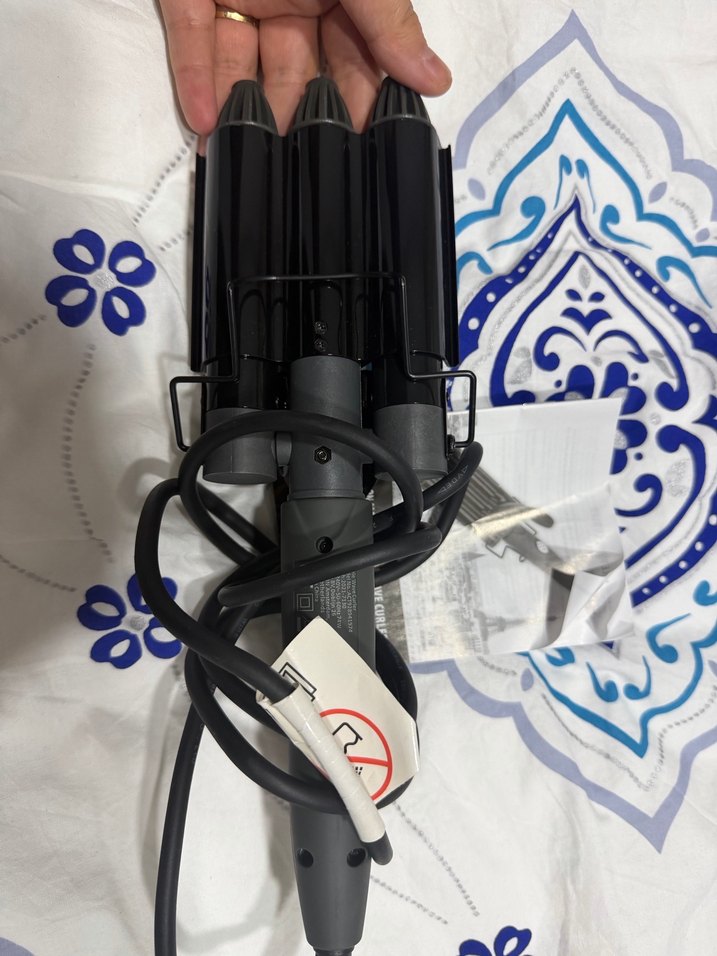 Elle Üçlü Dalga Waq Saç Şekillendirici - Görsel 3