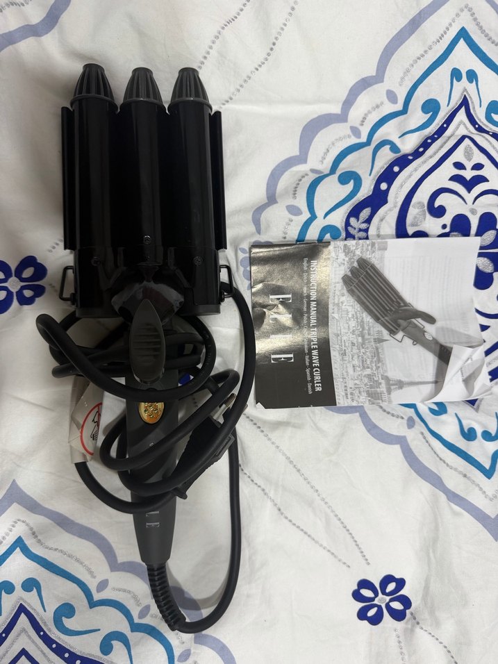 Elle Üçlü Dalga Waq Saç Şekillendirici - Görsel 2