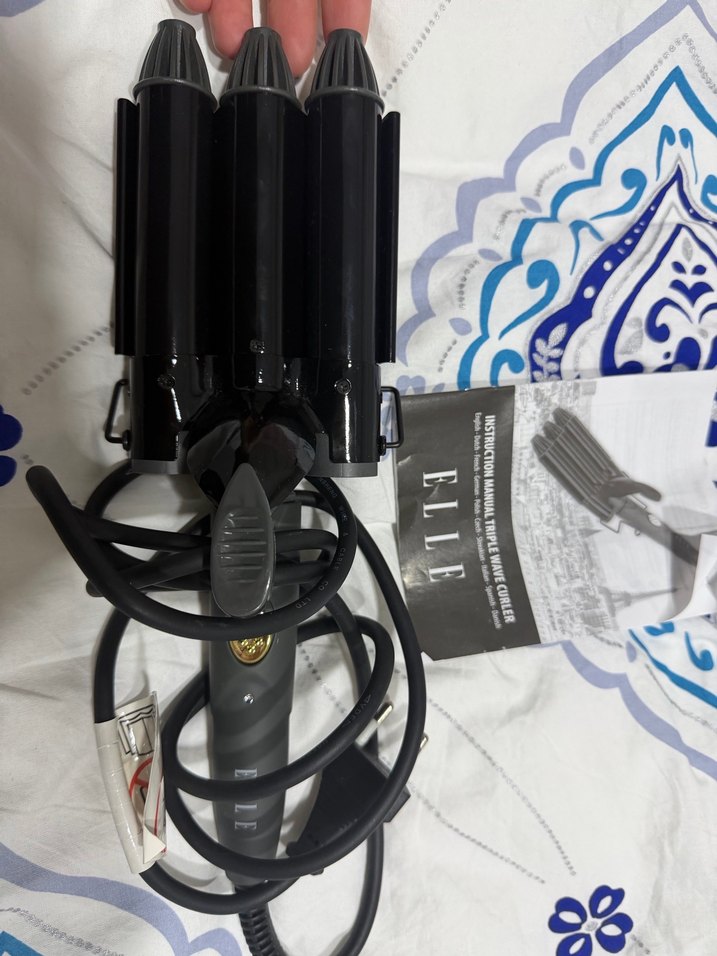 Elle Üçlü Dalga Waq Saç Şekillendirici - Görsel 4