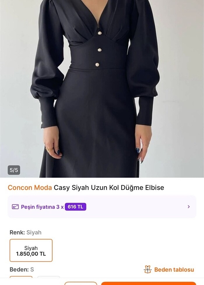 Midi boy yeni sezon elbise - Görsel 3