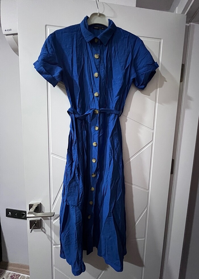 Düğmeli elbise - Görsel 2