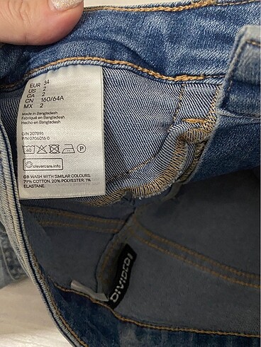 34 Beden H&M jean