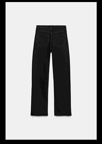 Siyah Kadın Denim Cigarette Pantolon - Görsel 7