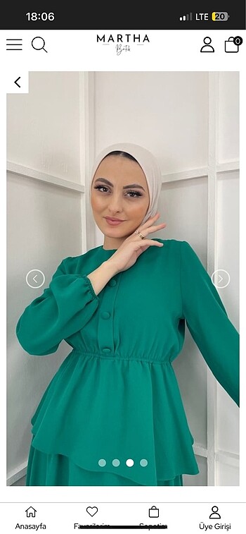 m Beden Etekli takım