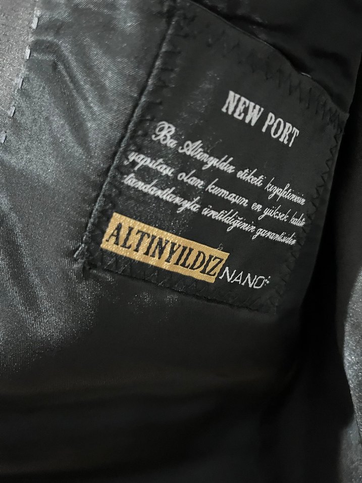 Erkek Siyah Düz Kumaş Takım Elbise - Görsel 3