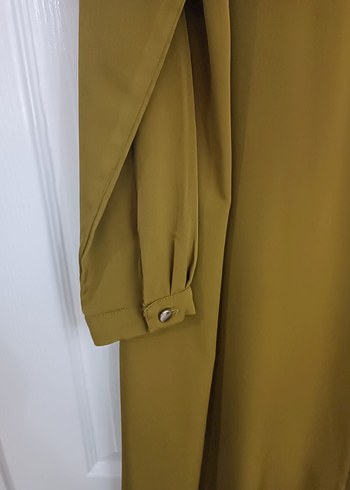 Kadın Haki Uzun Kollu Fırfırlı Tunik - Görsel 2