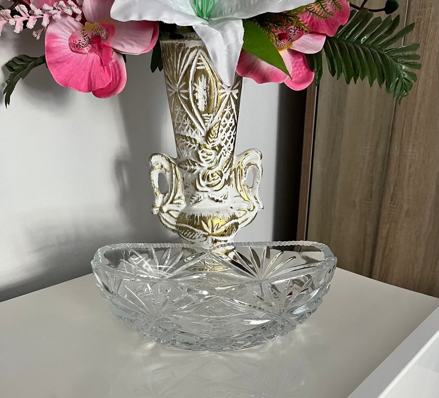 Parlak Beyaz Kristal Şekerlik - Görsel 4