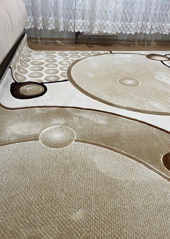 Bej Soyut Desenli Modern Halı - Görsel 3