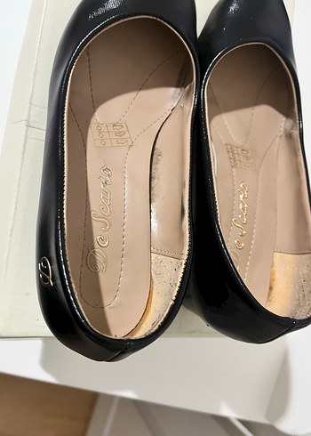 Siyah Kadın Stiletto Blok Topuklu - Görsel 8