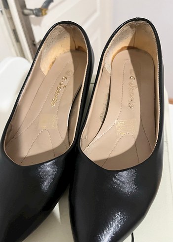 Siyah Kadın Stiletto Blok Topuklu - Görsel 3