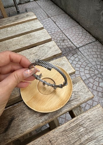  Beden Bohem Gri taşlı charm Kadın Bileklik