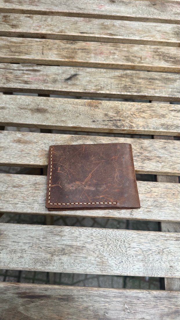 Hakiki deri el yapımı Erkek Cüzdanı - Görsel 2