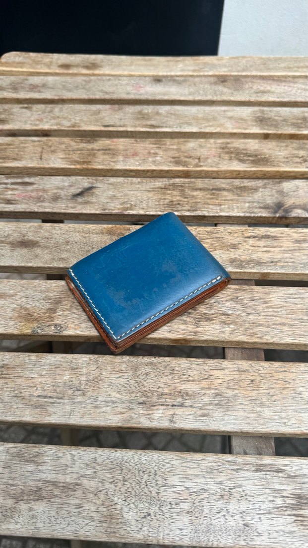 Hakiki deri el yapımı Erkek Cüzdanı - Görsel 2
