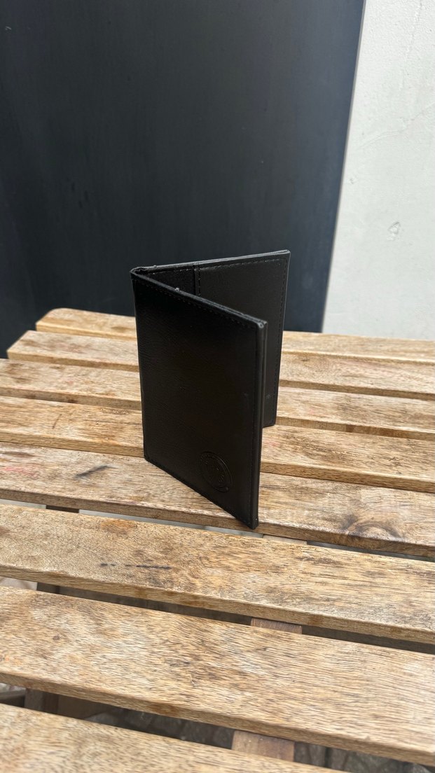 Minimalist Siyah Biker Erkek Cüzdanı - Görsel 5