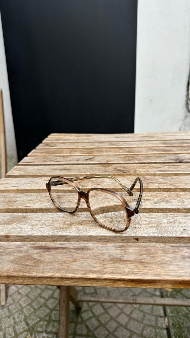 Vintage Tarz Şeffaf gözlük çerçevesi - Görsel 3