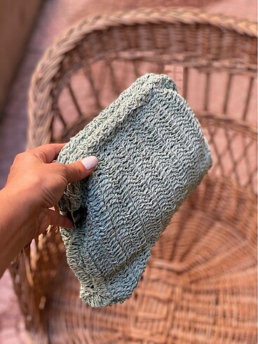 Diğer Örgü el işi handmade clutch çanta