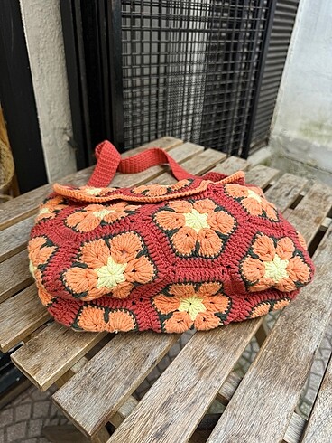 Diğer El işi örgü handmade çanta