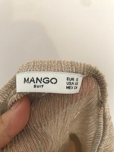 s Beden altın Renk Mango ışıltılı askılı gece elbisesi