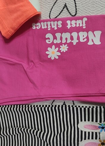 7 Yaş Beden çeşitli Renk 5 adet tayt