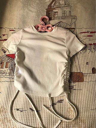 Yandan büzgülü t shirt