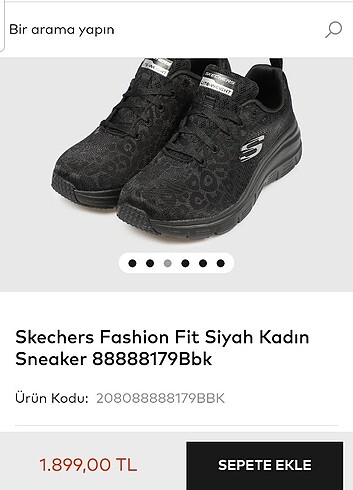 Skechers siyah 38 leopar desen orjinal spor ayakkabısı