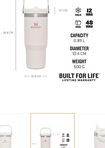 Stanley Pembe Termos - Görsel 3