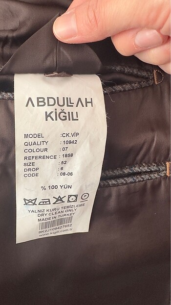 Abdullah Kığılı yün  erkek ceketi - Görsel 5