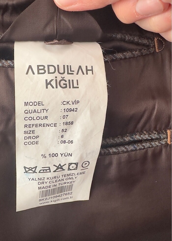 Abdullah Kığılı yün  erkek ceketi - Görsel 5