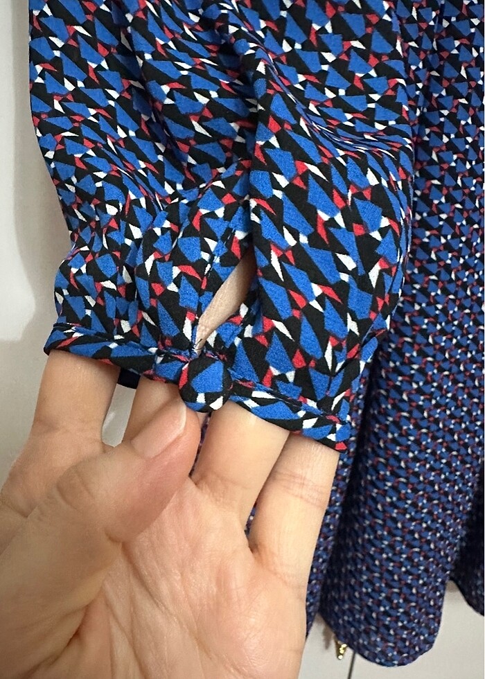 Park bravo mavi elbise - Görsel 3