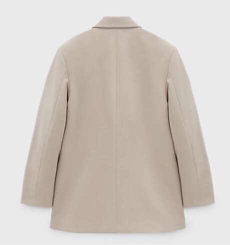 m Beden zara bej blazer